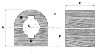 Hardwoord Insulation Block<br>
Tyue Z1512